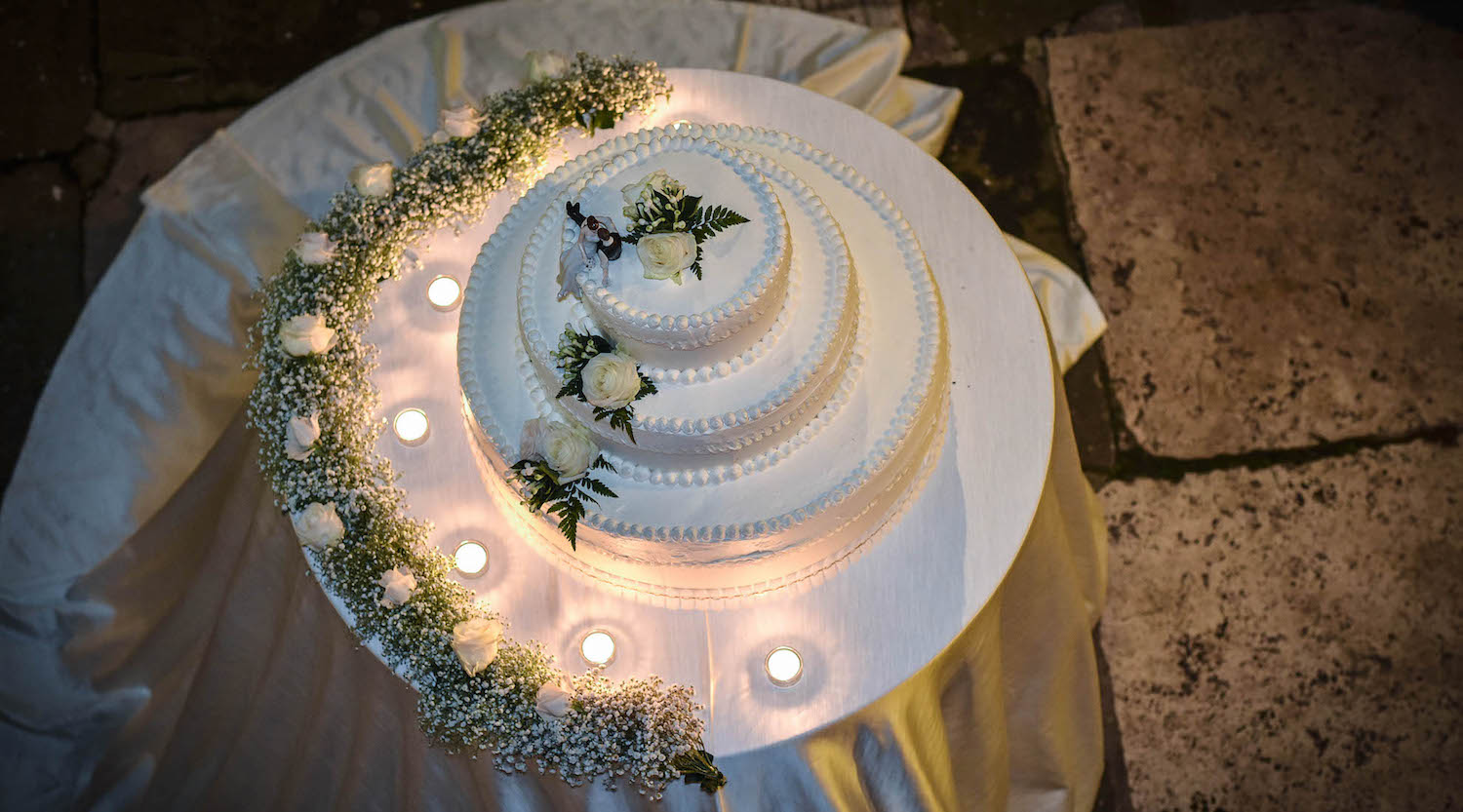 torta nuziale castello della spizzichina